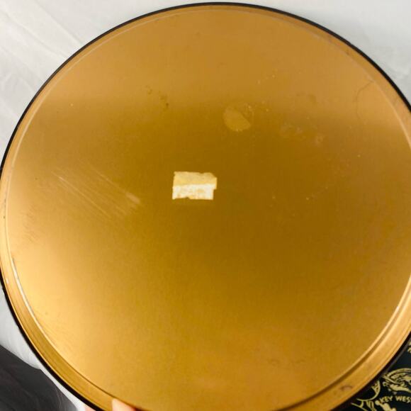 Vintage Florida Round Metal Tin Sourvenir Travel Map Trays Retro Decor 10.5" GUC - Picture 10 of 11